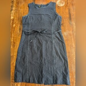 Talbots Sleeveless Dress 100% Cotton Casual Classic Versatile Business Summer 14